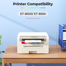 Trokliey 552 Black Ink ET-8550 ET 8550 552 Photo Black Ink 552 Ink Refill Bottles Compatible for Photo ET-8550 ET-8500 8550 8500 Black Ink Bottles 4 Pack