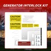 Generator Electrical Interlock Kit 1 1/4 Inch Spacing Between Main