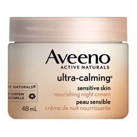 Aveeno Ultra Calming Night Cream, Dry Skin Moisturizer, Face Lotion, Acne Skin, Oily Skin, Sensitive Skin, Facial Care, 48mL