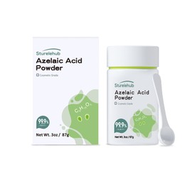 Sturelehub Azelaic Acid Powder, 3OZ / 87g 99.9% Purity, Cosmetic Grade, Azelaic Acid Powder for Homemade Cosmetics