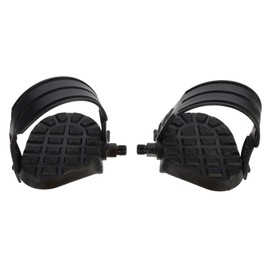 BESPORTBLE 1pair Wear-Resistant Indoor Cycling Pedals Non-Skid Plastic Exercise Bike Pedals for Home Gym for Fitness and Stationary Bikes