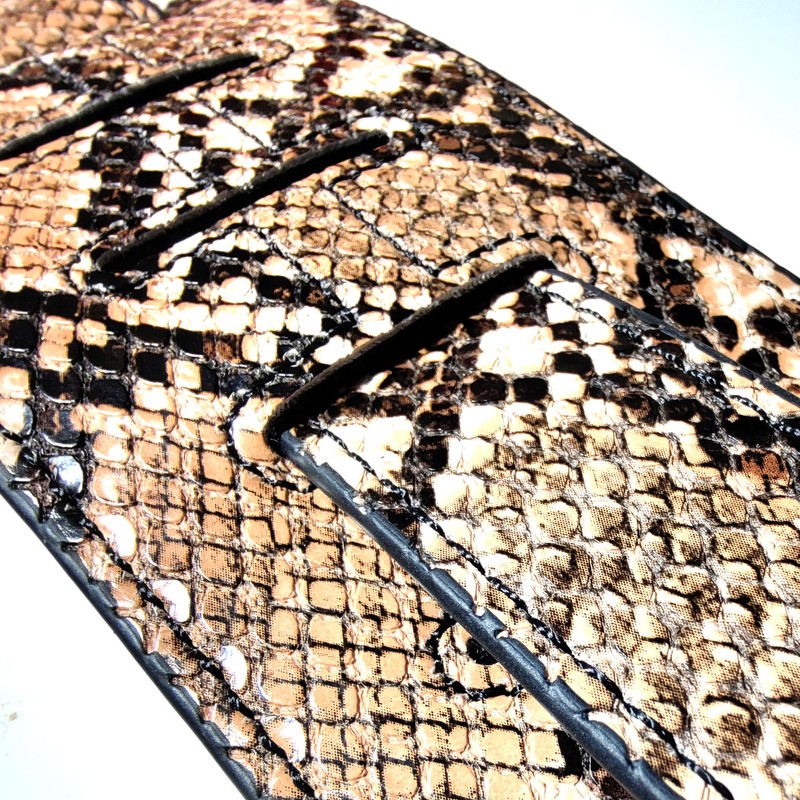 GeekPromise Snakeskin Texture Beige Guitar Strap Body Strap Suitable For