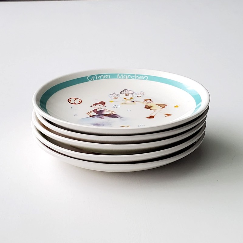 Mino Sarara Dinnerware Set, Grimm Fairy Tale Plate Set of