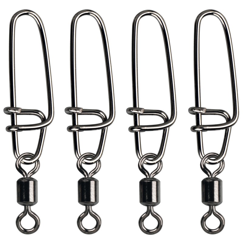 Gamakatsu Hyper S-Snap with H-Swivel - 4 Fishing Swivels with