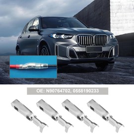 Pack of 50 Car Connection Terminals N90764702 0558190233 Model 928999-1 963726-1 Wiring Crimp Repair Terminal Pins for 0.20 mm² - 0.35 mm² Cable Cross Section