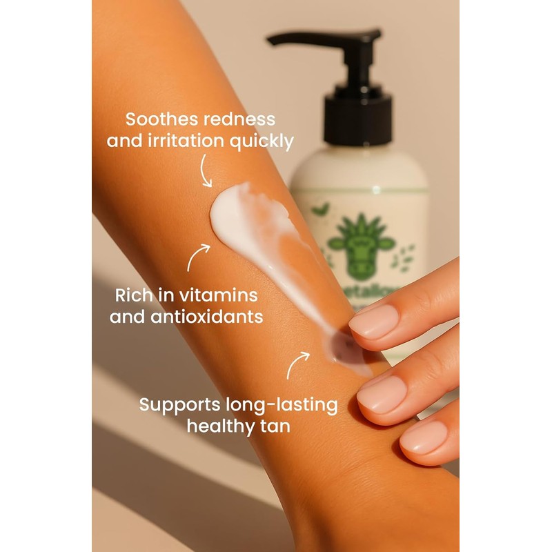 After Sun Lotion – Sunburn Relief & Tan Extender with