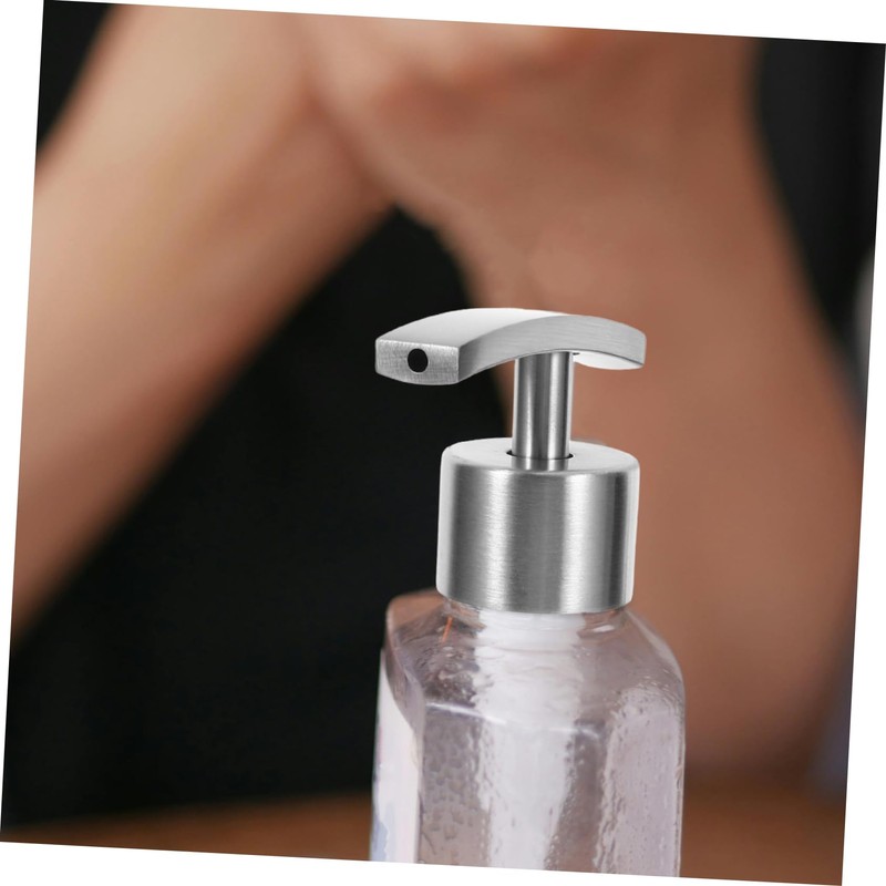 BIUDECO 2pcs Stainless Steel Lotion Dispenser Pump Rust Soap Dispenser