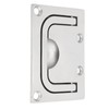 76mm Flush Pull Handle Square 316 Stainless Steel Polishing Lifting