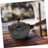 Ciieeo 1 Set Portable Ceramic Teapot Set with Side Handle
