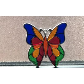 Butterfly Vintage Butterfly Multicolored Suncatcher Vintage NOS Rainbow 80s 90s