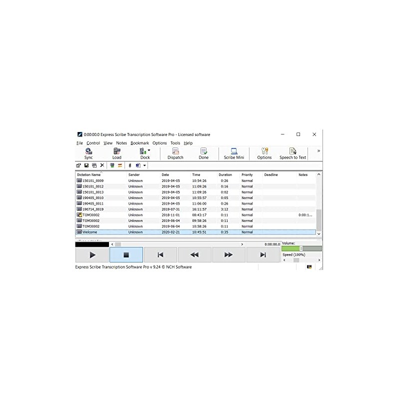 Dictation Depot LLC Express Scribe Transcription Kit - Professional Software,