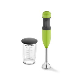 KitchenAid KHB1231GA 2-Speed Hand Blender, 8", Green Apple