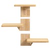Navaris Cat Accessories Wall - Mounted Cat Tree with 3