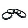Hallenwerk 78.1 to 66.1 mm, 4 pieces, centring rings, centre