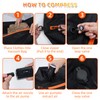 Large Travel Vacuum Storage Bag with Wireless Pump, 44L Compression