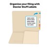 Manila Pocket File Folders, Doctor Stuff, Letter Size Reinforced End