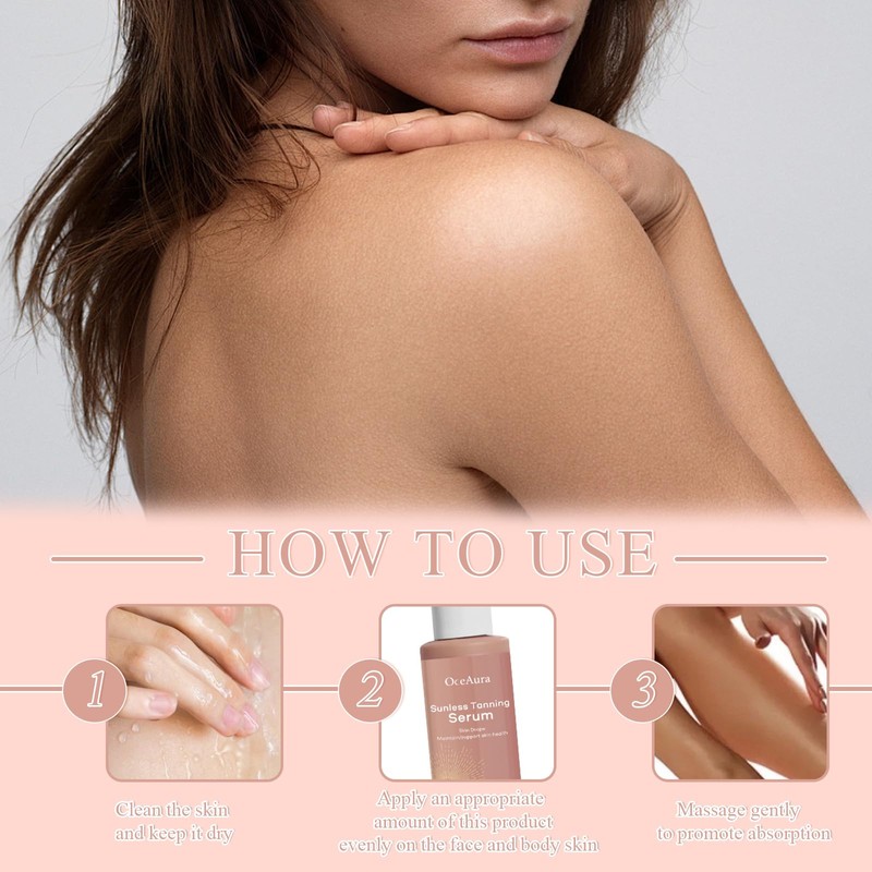 Tanning Drops, 60 ml Sunless Tanning Drops to Increase Naturally,