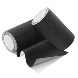 ROSEUP Linen Repair Tape 4x79 inch, Self AdhesiveTape, Fabric Patch Tape, Fabric Repair Tape for Linen Sofas, Headboards, Chairs, Pillows, Curtains -Black, 2rolls