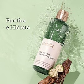 BIOSSANCE-Biossance Squalane + 2% BHA Pore Minimizing Toner - Tónico facial hidratante y exfoliante suave para una piel suave - Reduce los poros e hid