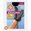 Nur Die Women's 621702 Socks 20 DEN Black (schwarz) One