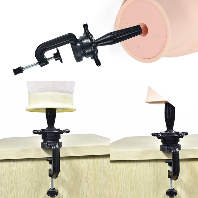 Female Cosmetology Bald Mannequin Head for Wigs Making Wig Display