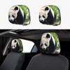 BROLEO Panda Animal Picture Car Headrest Cover 1 Piece Soft