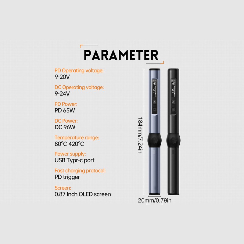 Electric Soldering Iron Kit Digital Display Temperature Adjustable Fast Heating