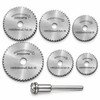 6Pcs HSS Circular Saw Blade Set – Rotary Tool Cutting