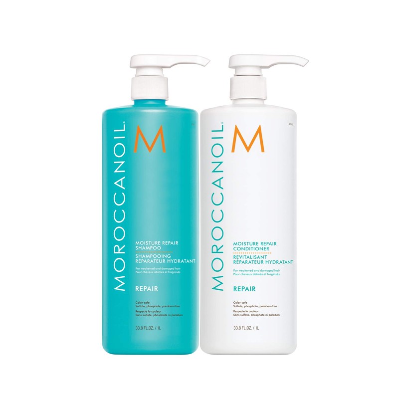 Moroccanoil Moisture Repair Shampoo and Conditioner Bundle