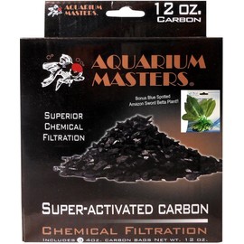 Aquarium Masters Super Activated Carbon - 3 Pack [4 Ounce Bags]