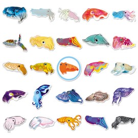 The bow tie stickers for laptop (50 pieces), gift for children, teenagers, adults, boys, Cuttlefish waterproof vinyl sticker stickers for scrapbook, skateboard, car, luggage