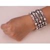 YACQ Women's Skull Stretch Cuff Bracelets - Elastic Band Fit