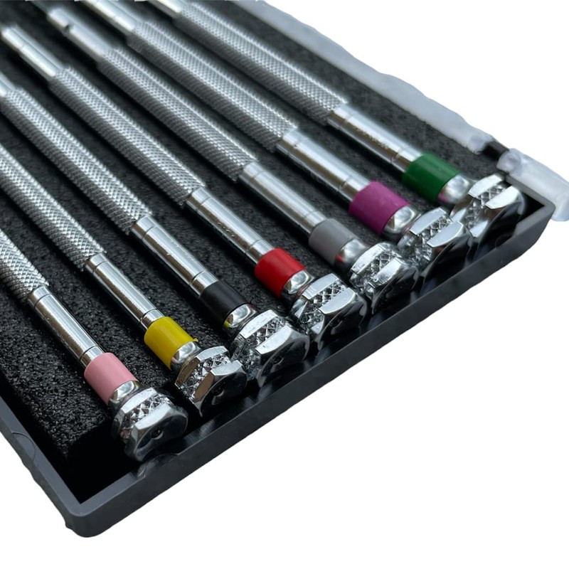 BUZZUFY Set of 7 Screwdrivers 0.60 to 2.00 mm in