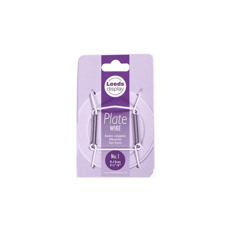 Leeds Display : PW10WL : Wire Plate Hanger No.1 :