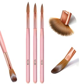 3pcs Soft-bristled Nail Brush Set – Professional Nail Art Brushes, Durable, High-Performance Brushes for Beginners & Pros. Perfect for Art, Sculpting, & Precision Designs