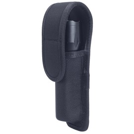 TAFTACFR Molded Flashlight Pouch Tactical Flashlight Holster with Hidden Snap Flash Light Case for Duty Belt