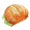 Hamburger Throw Pillow Multi Purpose Plush and PP Cotton Back