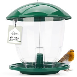 WILDLIFE HOME XXL Hanging Bird Feeder, 1.5 kg, Extra Large Bird Feeder Capacity, Bird Feeder for Wild Birds, Bird Feeder, Bird Feeder
