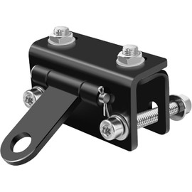 Universal Snowmobile Bumper Hitch, Adjustable Heavy Duty Steel Snowmobile Sled Trailer Tow Hitching Kit Compatible with Ski Doo Polaris REV Arctic Cat Yamaha, HOWBOW Tongue Type Snowmobile Accessories