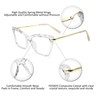 FEISEDY Cat Eye Glasses Frame Clear Lenses Lightweight Eyewear for