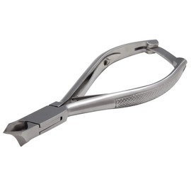 Nipper-type nail clippers for winding nails