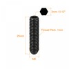 sourcing map Ball Point Set Screws, 10pcs M6 x 25mm