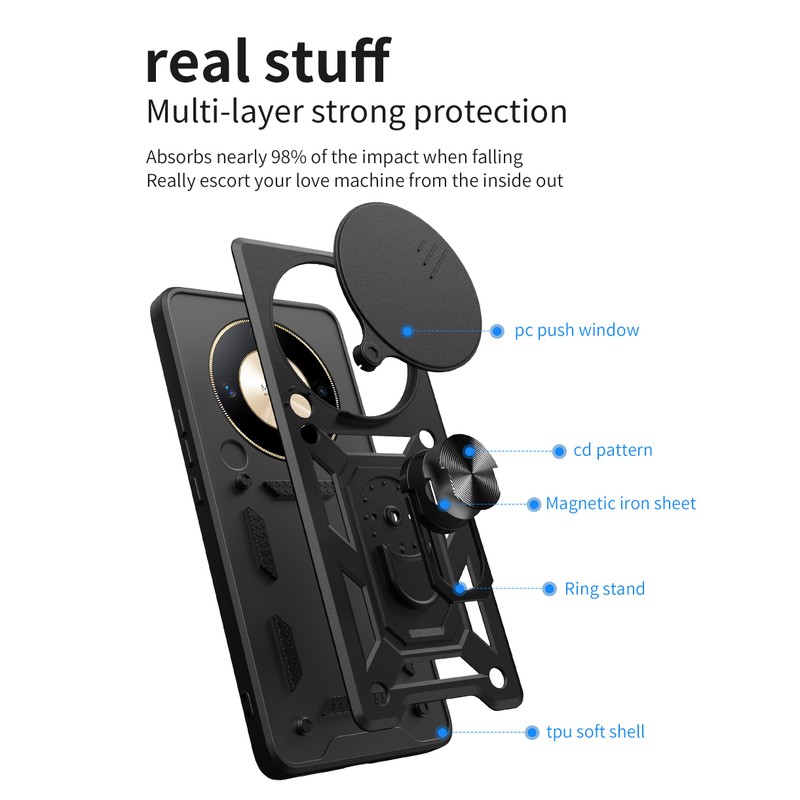 PENGPAI Mica Funda para Honor Magic 6 Lite 5G Case