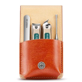 Portable Manicure & Pedicure Set - Stainless Steel Grooming Kit