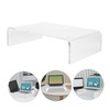 Operitacx Elevated Monitor Stand Acrylic Computer Riser Acrylic Laptop Stand