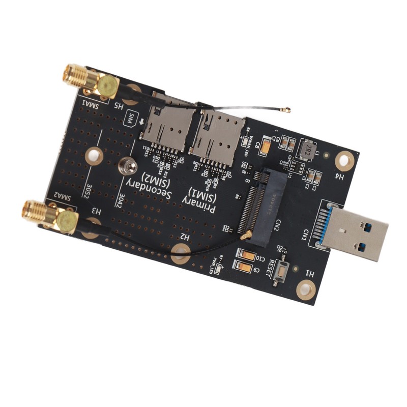 NGFF M.2 to USB3.0 Adapter Dual SIM Card Slot LTE