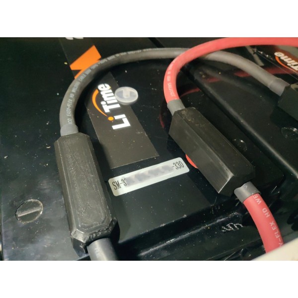 CodeLV Dual Snap on Rigid Battery Terminal Covers Caps for