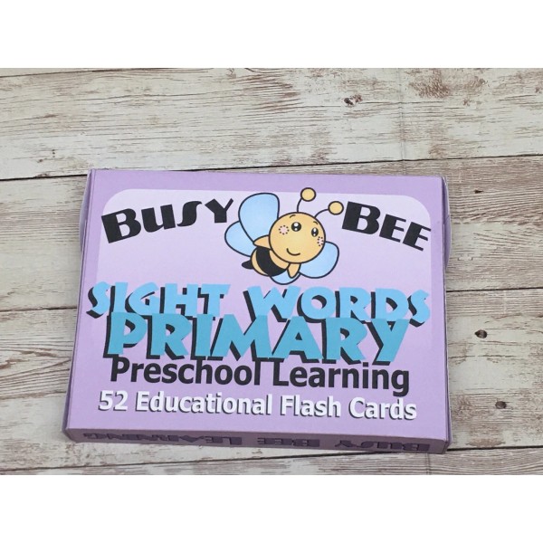 Unbranded SIGHT WORDS PRIMARY - Busy Bee Preschool Learning -