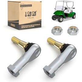 10L0L Golf Buggy Ball Joint Set, Golf Cart Tie Rod End 2 Pieces for EZGO TXT 2001 Onwards Electric or Gas Golf Cart Driver and Passenger Side 70902-G01 70902-G02