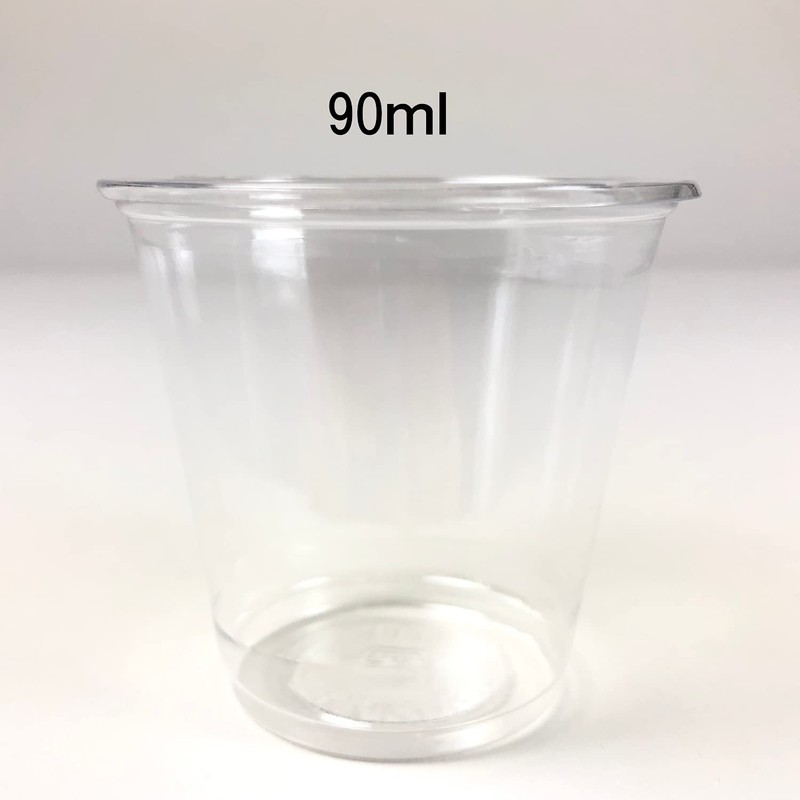 Sunup XKT7001 Disposable Cup, Clear Cup, 3.4 fl oz (90